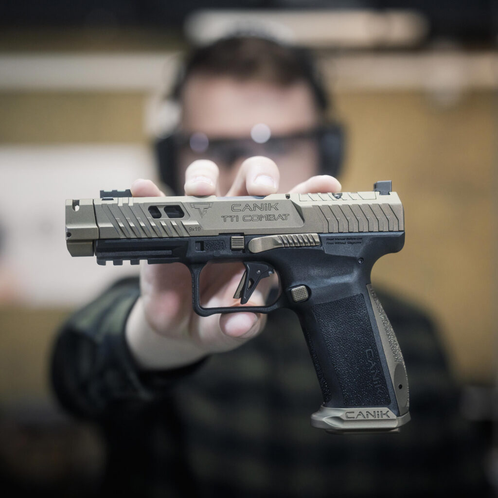 Canik TTI Combat Bronze Taran Tactical 9x19 Rzeszów Leżajsk Carpatia Arms Carpatia Group Strzelnica Arizona czarny Polska Poland sklep z bronią podkarpacie