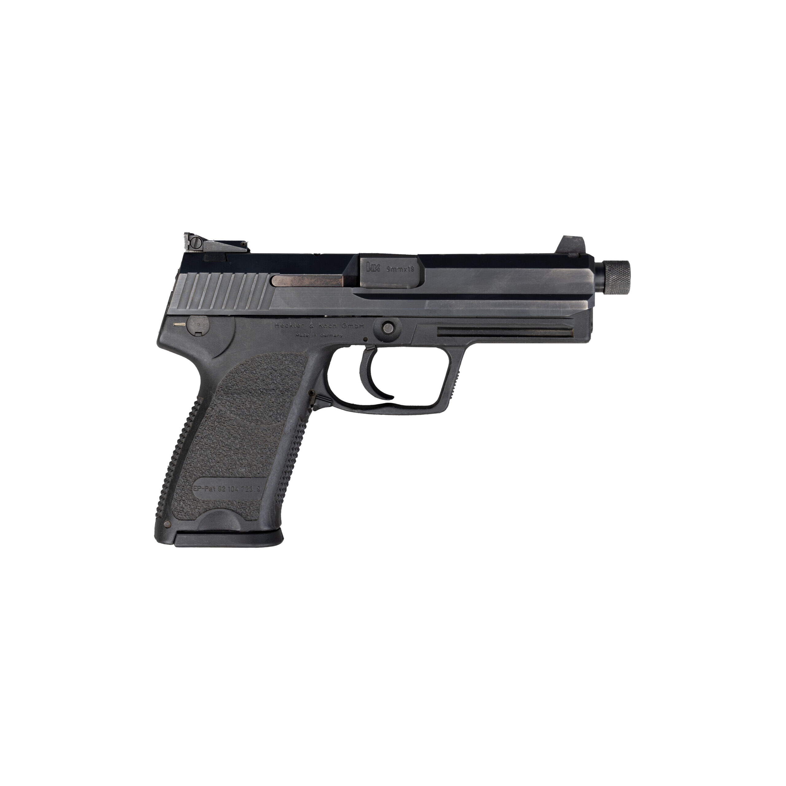 HK USP Tactical + tłumik HK 9x19 Carpatia Arms Strzelnica Arizona Rzeszów Lezajsk zgodny numerycznie
