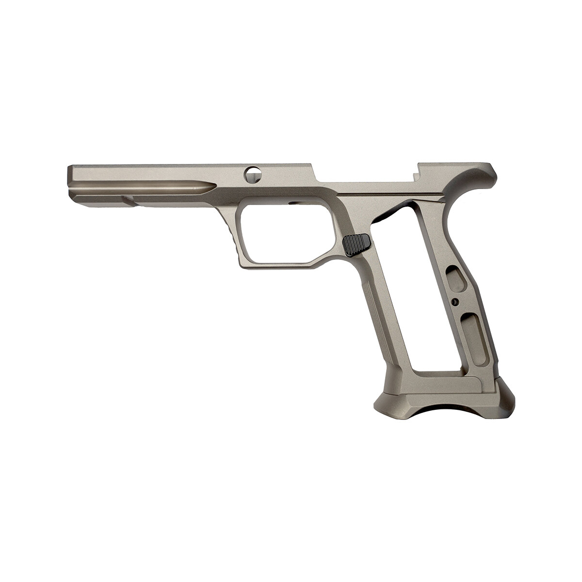 HoG SPORT szkielet lewy kopia mini chwyt grip aluminiowy do hog sport w kolorze silver steel house of guns carpatia arms strzelnica arizona resgear
