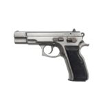 Norinco 85B chrome1 Norinco NZ85B chrome, CZ75, 9x19, Carpatia Arms, Carpatia Group, Strzelnica Arizona