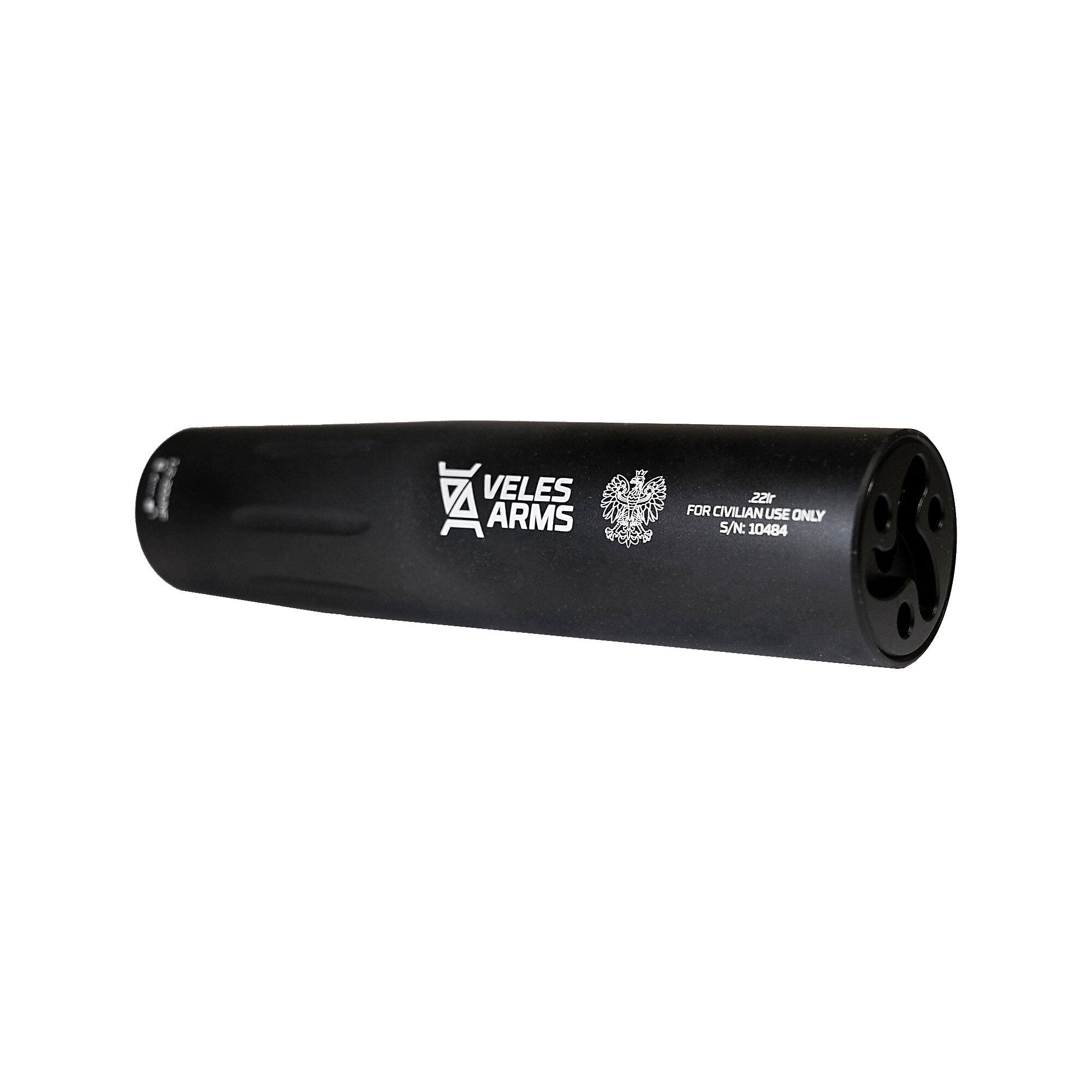 tłumik urządzenie wylotowe moderator dźwięku Veles Arms 22lr 1/2-28UNF 1/2-20UNF Carpatia Arms Strzelnica Arizona Rzeszów Leżajsk Podkarpacie