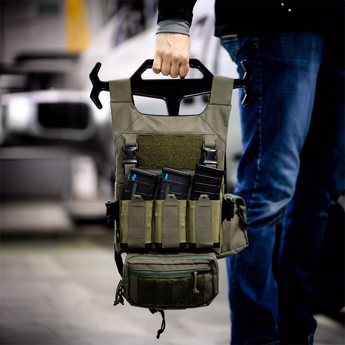 Wieszak na wyposażenie taktyczne - Heavy Duty Hanger Carpatia Arms 100kg Resgear sluzby mundurowe policja wojsko hełm kamizelka plate carrier