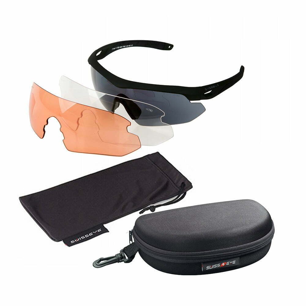 Okulary balistyczne Swisseye Nighthawk BLACK